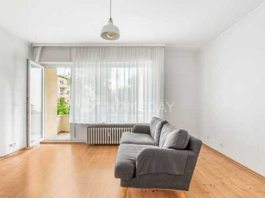 Sofort einziehen und wohlfühlen: 2-Zimmer-Wohnung mit Balkon, Einbauküche und eigenem Kellerabteil