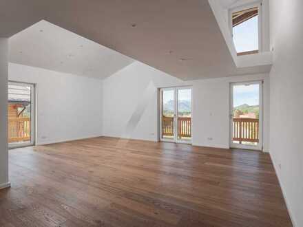Dachgeschosswohnung mit Alpenblick