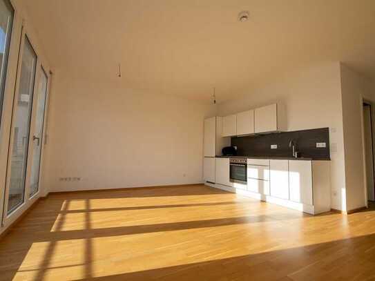 Loft Flair im Herzen der Stadt - stylische 2-Zimmer-Wohnung mit großem Balkon und Einbauküche