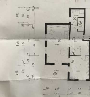 Großzügige, 4-Zimmer Maisonette Wohnung mit Balkon und Einbauküche in Bad Mergentheim