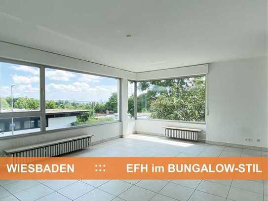 WOHNEN im GRÜNGÜRTEL von WIESBADEN ::: BUNGALOW-STIL