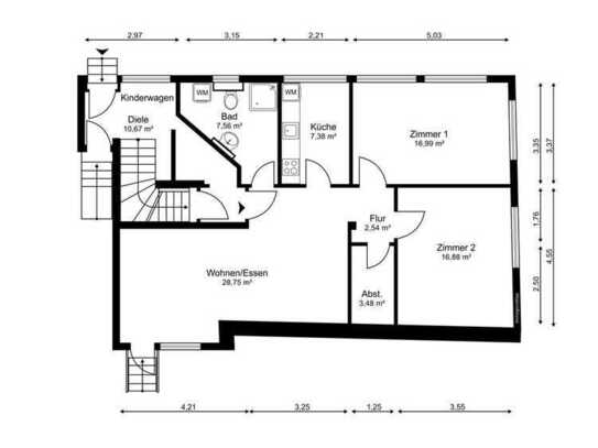 IMMORath.de - Frisch sanierte 3-Zimmerwohnung