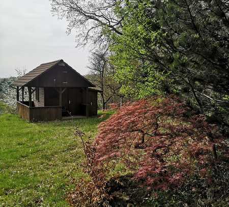 Freizeitgrundstück am Waldrand mit Gartenhaus