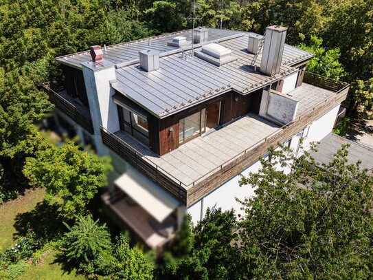 Lichtdurchflutete Dachterrassenwohnung mit viel Potenzial im traumhaften Nymphenburg