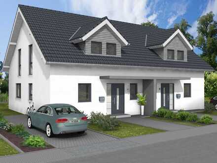 Ab 0,01% Zinssatz: KfW geförderte Doppelhaushälfte von Schuckhardt Massiv Haus!