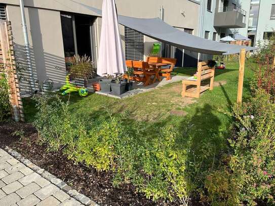 NEUBAU | 3-Zimmer-Wohnung mit eigenen Eingang mit Terrasse und Garten