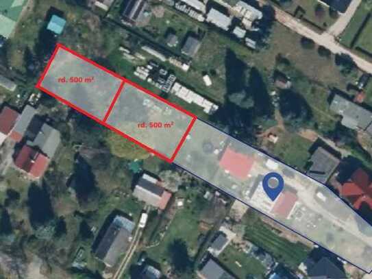 2 Baugrundstücke mit je rd. 500 m² in Fredersdorf-Vogelsdorf