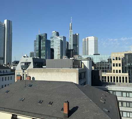 Exklusive möblierte Penthouse-Wohnung mit Skyline View im Bahnhofsviertel