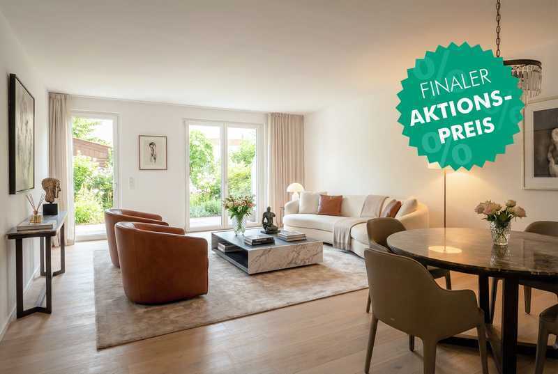 Einziehen statt planen: Großzügige 4,5-Zimmer-Wohnung mit eigenem Garten