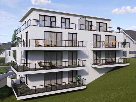 Bad Vilbel-Toplage mit Panoramablick! 4 Zi. Neubau Penthouse-ETW m. Fernblick Terrasse!!!