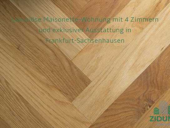 Luxuriöse Maisonette-Wohnung mit 4 Zimmern und exklusiver Ausstattung in Frankfurt-Sachsenhausen