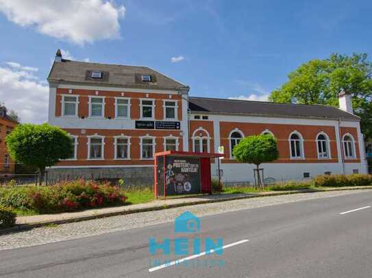 Historisches Wohn- und Geschäftshaus in Aue-Bad Schlema: Großzügiges Potenzial in Toplage