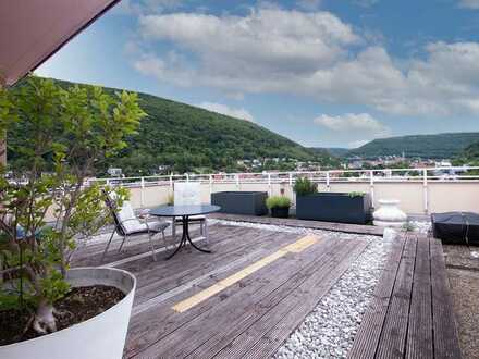 Herrliches 5-Zi. Penthouse mit Dachterrasse und Fernblick in Bad Urach