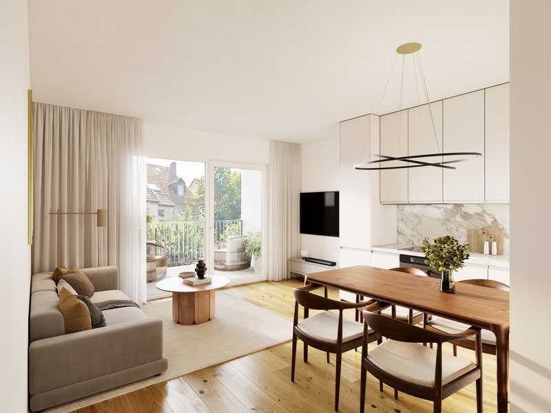 2-Zimmer Neubauwohnung in Top-Lage von Düsseldorf