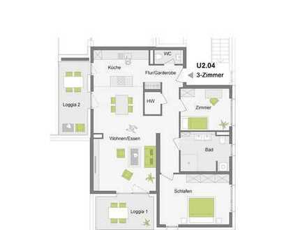 BEZUGSFERTIG :: 3-Zimmerwohnung mit 105 m²