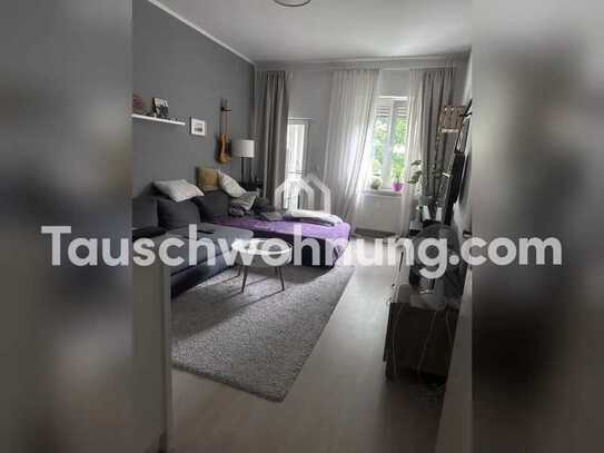 Tauschwohnung: 2 Zimmer mit Loggia Hochparterre, gegen 3 Zimmer mit Balkon