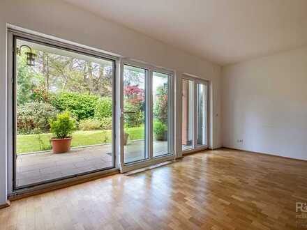 PURE - Ideal aufgeteilte Gartenwohnung in bester Lage Junkersdorfs, Aufzug, TG, 3 Zimmer