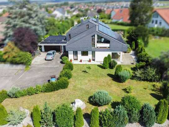 Energieeffizienzklasse A - Architektenhaus in Split-Level-Bauweise in Bad Saulgau