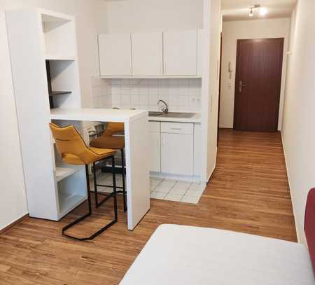 Gemütliches 1-Zimmer-Apartment im Souterrain mit Stellplatz und Gartenmitbenutzung