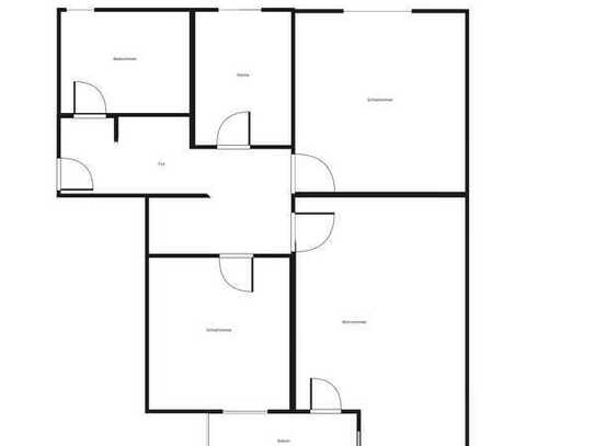 Gelegenheit: zentrale 3,5-Zimmer-Wohnung (WBS)