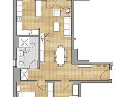 Stilvolle 3-Zimmer-EG-Wohnung mit Einbauküche und Terrasse in Emmendingen