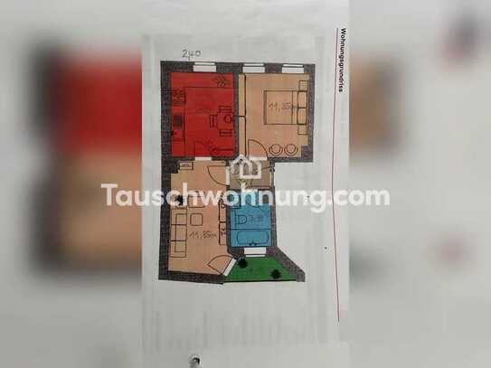 Tauschwohnung: Schnuggelige 2-R-Wohnung gegen größere 2-R-Wohnung