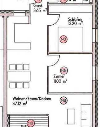 Stilvolle 3-Zimmer-Wohnung mit gehobener Innenausstattung mit Balkon in Hockenheim