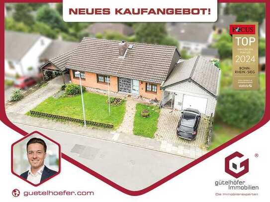 NEUER PREIS! Wohnen und Vermieten? Zweifamilienhaus mit Garten und viel Potenzial in Buschhoven