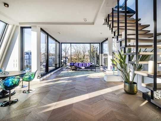 Exquisites Penthouse mit natürlichem Licht und ansprechendem modernen Design