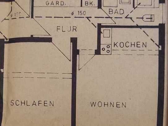 2 Zimmer - Wohnung in Lahntal - Goßfelden