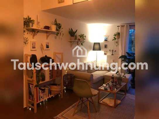 Tauschwohnung: sanierte Dachgeschosswohnung mit Balkon zum Garten