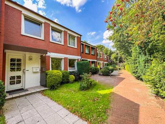 Charmantes Reihenmittelhaus mit großem Garten und Garage in Kattenturm!