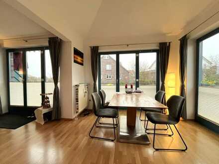 Hochwertige Maisonette-Wohnung mit großem Balkon und Einbauküche