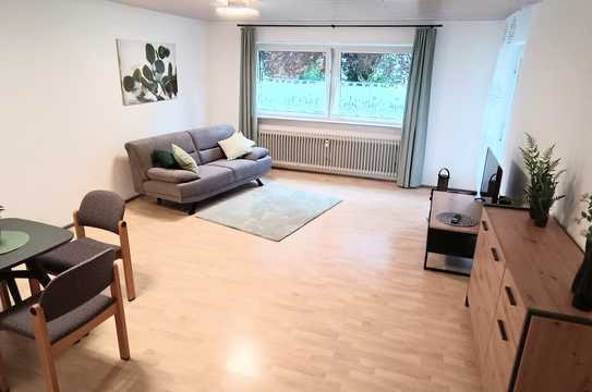 Stilvolle 3,5-Raum-Hochparterre-Wohnung mit Balkon und Einbauküche in Abstatt