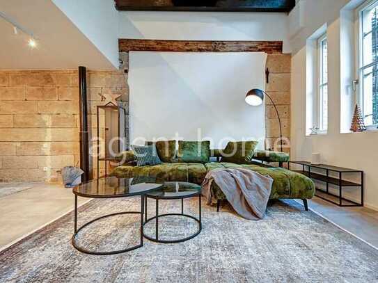 MÖBLIERT - INDUSTRIAL STYLE - Exklusives Loft mitten in der Stadt