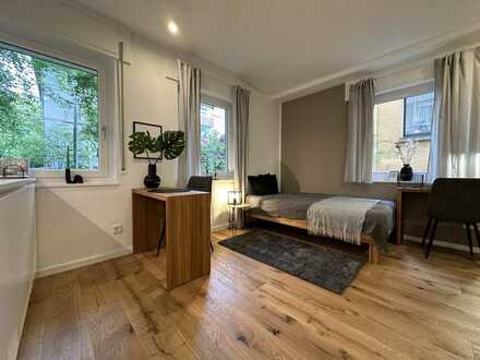 Möblierte und frisch modernisierte Wohnung in Stuttgart-West + EBK, FBH, uvm.