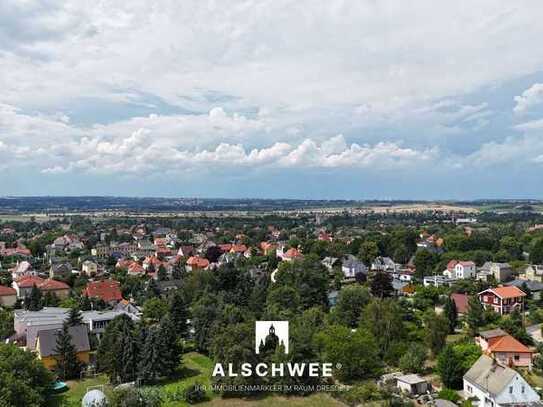 ***Exklusiv***Erschlossener Bauplatz (zweite Reihe) in Top-Lage von Weinböhla!