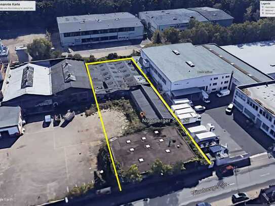 Gewerbegrundstück Halle Lager Büro 2.000m2