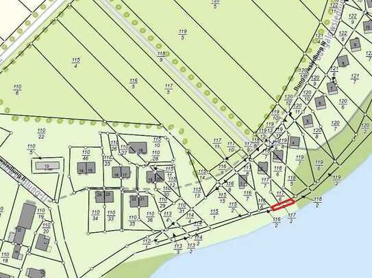 Grundstück in unmittelbarer Ufernähe zum Settiner See **ca. 24 km von Schwerin entfernt**