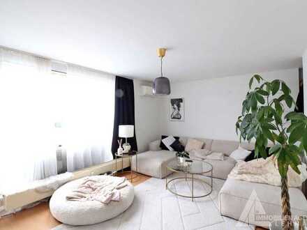 Tolle Dachgeschosswohnung mit Balkon, Klimaanlage und Garagenstellplatz im ruhigen Queis!