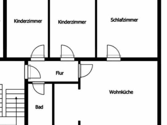 schöne 4 - Zimmer Wohnung zentral am Park