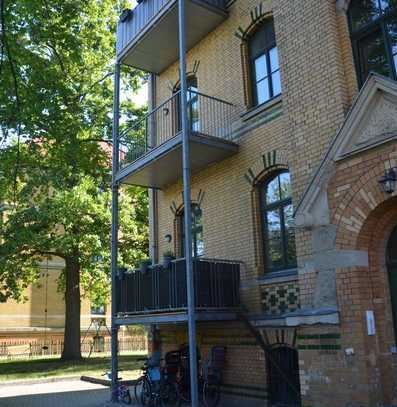 Frei stehende 3-Raum Wohnung mit Balkon in Gohlis zu verkaufen