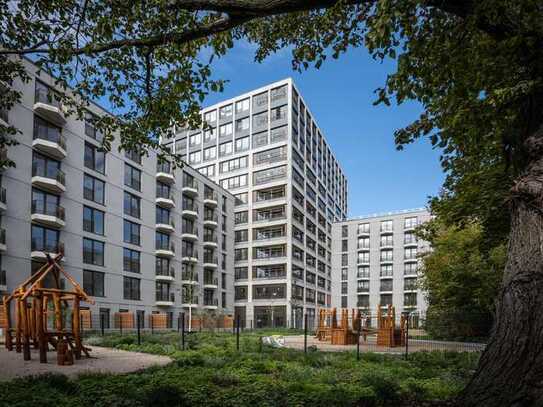 Helle 1-Zimmer-Wohnung mit tollem Ausblick, separater Küche und Loggia