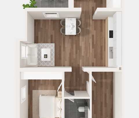 Moderne 3-Zimmer-Wohnung im Herzen von Paderborn zu vermieten