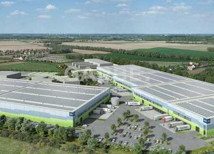 Direkt vom Eigentümer, provisionsfrei: ca. 34.441 m² Neubau-Logistikimmobilie in Kabelsketal