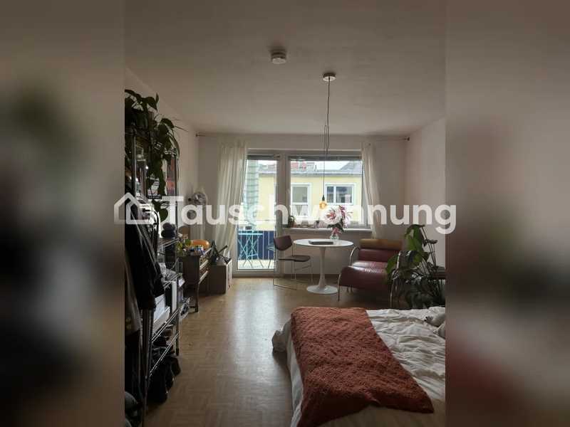 Tauschwohnung: Schöne 1-Zi Wohnung mit Balkon in Neuhausen