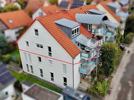 Traumhafte Maisonettewohnung mit Albblick im Herzen von Mössingen!