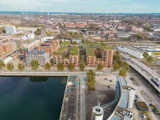 Seitlicher Wassertraum Hörnblick Wasserlage barrierefrei 2 Balkone