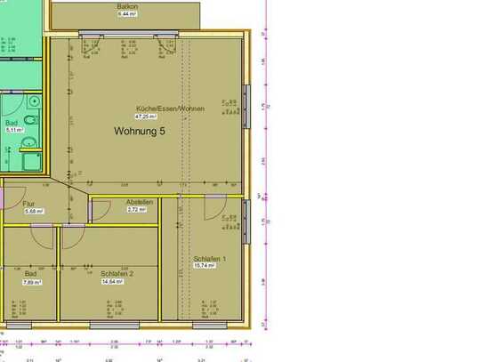 Exklusive 3-Raum-Wohnung mit Balkon in Bad Waldsee