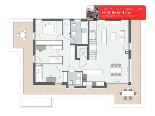 exklusive 4-Zimmer-Penthouse-Wohnung | 6C.5